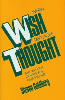 Hardcover When Wish Replaces Thought Book
