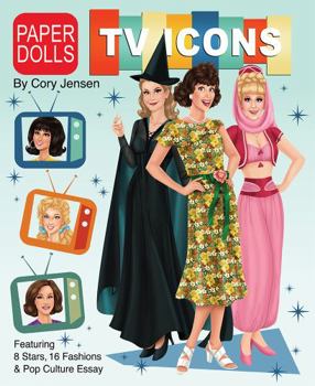 Paperback TV Icons Paper Dolls Book