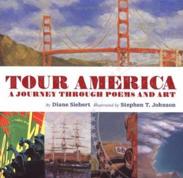 Hardcover Tour America: A Journey Through Poems and Art Book