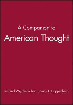 Paperback A Companion to American Thought Book