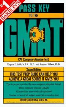 Paperback Pass Key to GMAT: Graduate Management Admission Test Book