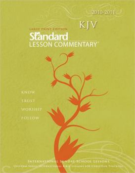 Paperback NIV Standard Lesson Commentary Large Print 2010-2011 [Large Print] Book