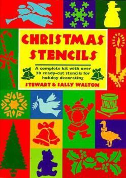 Paperback Christmas Stencils Book