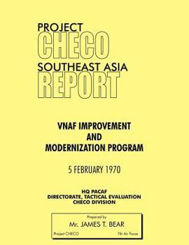 Paperback Project Checo Southeast Asia Study: Vnaf Improvement and Modernization Program Book