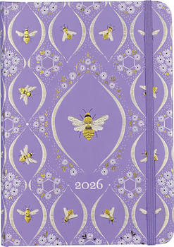 Home 2026 Florentine Bees Weekly Planner (16 Months, Sept 2025 to Dec 2026) Book