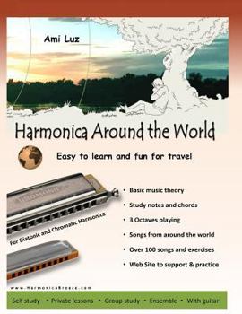 Paperback Harmonica Around the World: Easy to learn and fun for travel Book