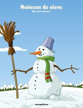 Paperback Muñecos de nieve libro para colorear 1 [Spanish] Book