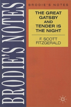 Paperback Fitzgerald: The Great Gatsby/Tender Is the Night Book