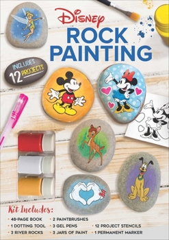 Paperback Disney Rock Painting Book