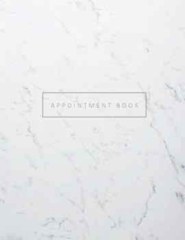 Spiral-bound Appointment Book: Appointment Book with Times 15 Minute Increments, Daily and Hourly Schedule Notebook, 8 Column Appointment Book for Sa Book