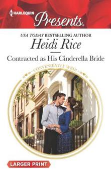 Mass Market Paperback Contracted as His Cinderella Bride [Large Print] Book
