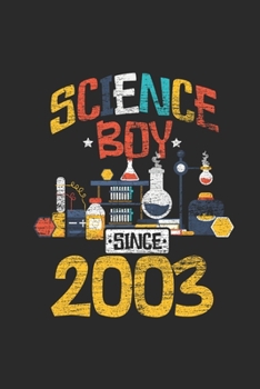 Paperback Science Boy Since 2003: Graph Ruled Notebook - Journal For Scientist And Student Lab Book