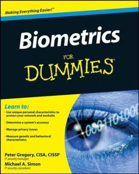 Paperback Biometrics for Dummies Book
