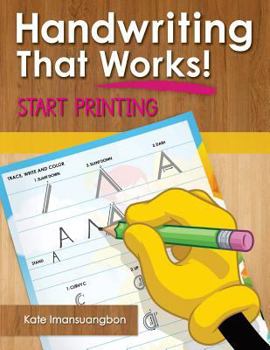 Paperback Handwriting That Works: Start Printing B&w Book