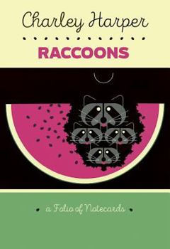 Misc. Supplies Charley Harper: Raccoons Notecard Folio Book