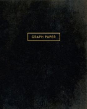 Paperback Graph Paper: Executive Style Composition Notebook - Vintage Faded Black Leather Style, Softcover - 8 x 10 - 100 pages (Office Essen Book
