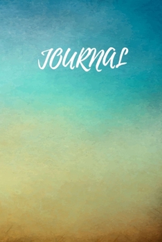 Watercolor Journal: CUTE GIFT FOR WOMEN, GIRLS, BOYS, MEN RULED PAGES NOTEBOOK TO WRITE AND DRAW IN