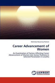 Paperback Career Advancement of Women Book