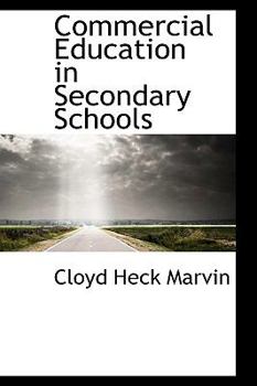 Hardcover Commercial Education in Secondary Schools Book