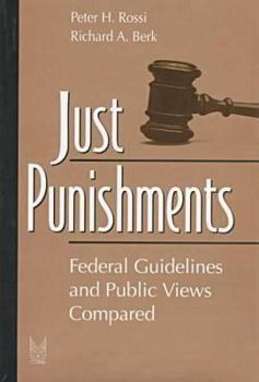 Hardcover Just Punishments: Federal Guidelines and Public Views Compared Book