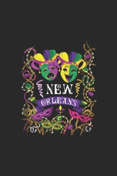 Paperback New Orleans: New Orleans Journal/Notebook Blank Lined Ruled 6x9 100 Pages Book