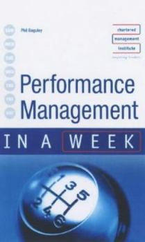 Paperback Performance Management in a Week Book