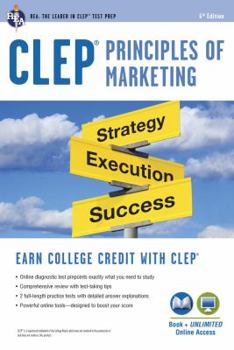 Paperback Clep(r) Principles of Marketing Book + Online Book