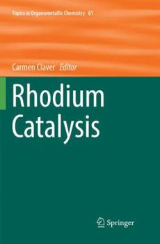 Paperback Rhodium Catalysis Book