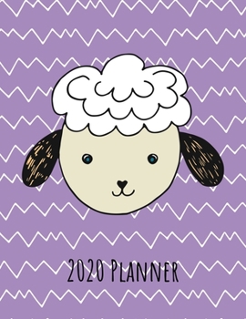 2020 Planner: Weekly Dated With Inspirational Quotes Purple - Sheep (Cute & Adorable Calendar Planners for All)