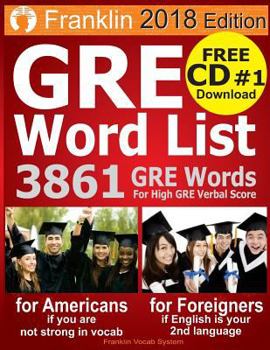 Paperback 2018 GRE Word List: 3861 GRE Words For High GRE Verbal Score Book