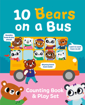 Hardcover 10 Bears on a Bus Book