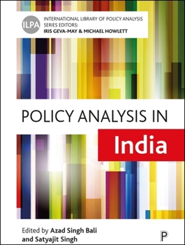 Hardcover Policy Analysis in India Book