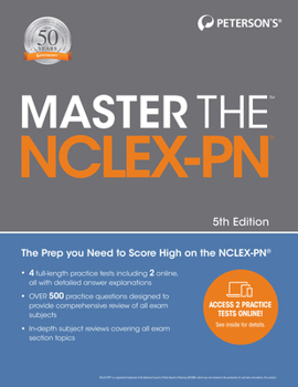 Paperback Master the Nclex-PN Book