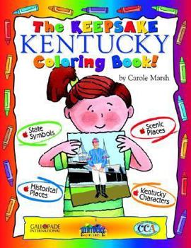 Paperback The Keepsake Kentucky Coloring Book! Book