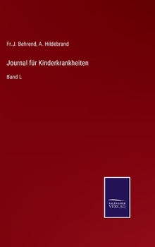 Hardcover Journal für Kinderkrankheiten: Band L [German] Book