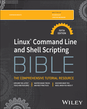 Paperback Linux Command Line and Shell Scripting Bible Book