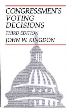 Paperback Congressmen's Voting Decisions Book