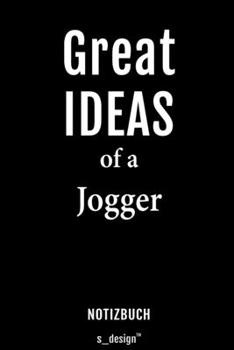 Notizbuch für Jogger: Originelle Geschenk-Idee [120 Seiten liniertes blanko Papier] (German Edition)