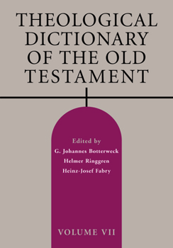Paperback Theological Dictionary of the Old Testament, Volume VII Book