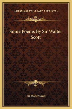 Some Poems - Book #13 of the Waverley Novels