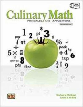 Paperback Culinary Math Principles and Applications Book