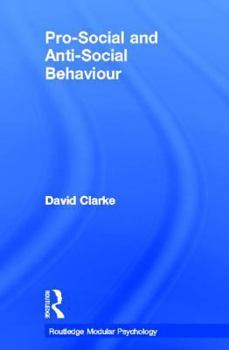 Hardcover Pro-Social and Anti-Social Behaviour Book