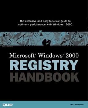Paperback Microsoft Windows 2000 Registry Handbook Book