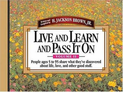 Paperback Live and Learn and Pass It on Book