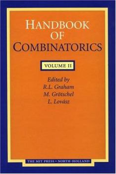 Hardcover Handbook of Combinatorics, Vol. 2 Book