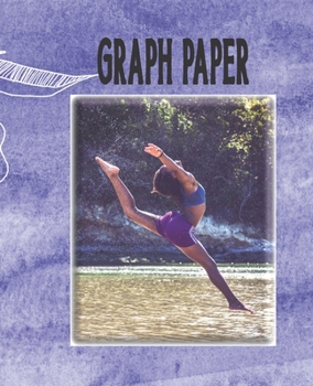 Paperback Graph Paper: Dancer Quadrille Paper Girl Dancer Coordinate Paper Quad Ruled Book