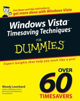 Paperback Windows Vista Timesaving Techniques for Dummies Book