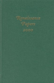 Hardcover Renaissance Papers 2000 Book