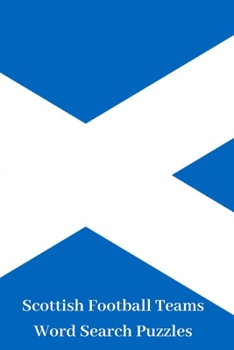 Paperback Scottish Football Teams Word Search Puzzles Book