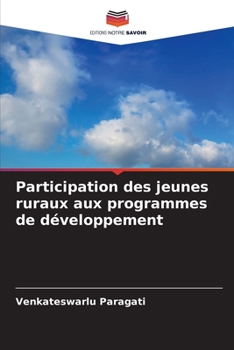 Paperback Participation des jeunes ruraux aux programmes de développement [French] Book